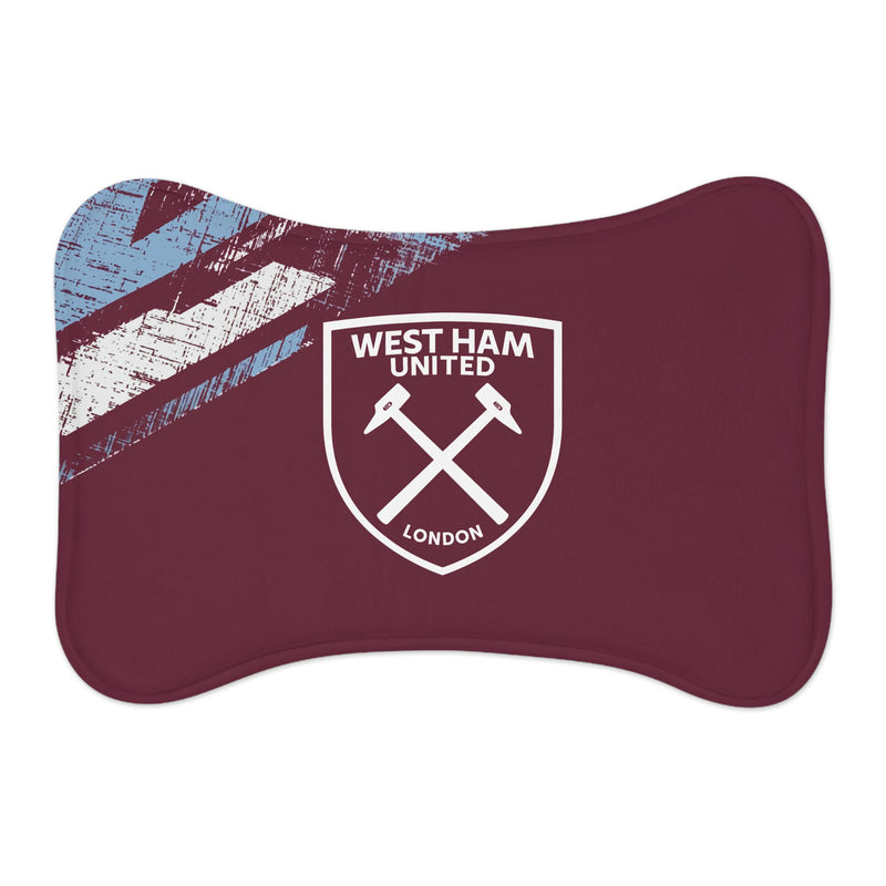 West Ham United FC 23 Home inspired Pet Feeding Mats - 3 Red Rovers