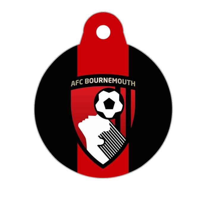 AFC Bournemouth Handmade Pet ID Tag - 3 Red Rovers