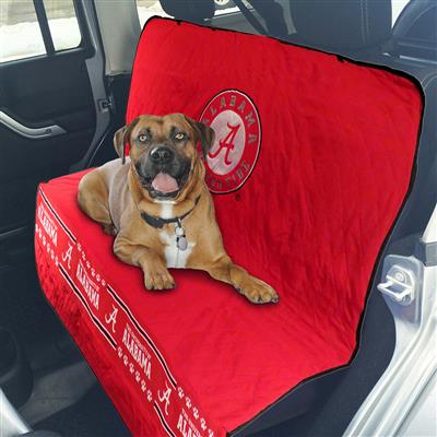 AL Crimson Tide Pet Car Seat Protector - 3 Red Rovers