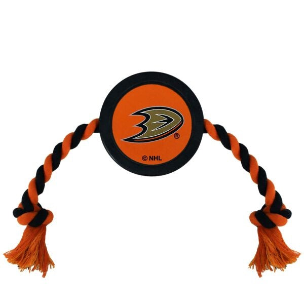 Anaheim Ducks Puck Rope Toys - 3 Red Rovers