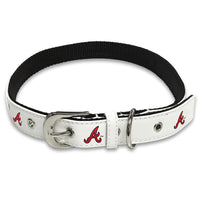 Atlanta Braves Pro Dog Collar - 3 Red Rovers