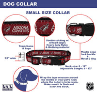 AZ Coyotes Dog Collar and Leash - 3 Red Rovers