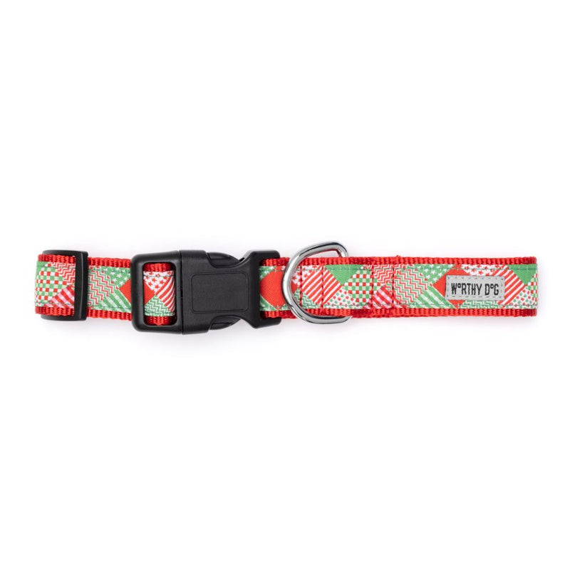 Americana Holiday Collection Dog Collar or Leads - 3 Red Rovers