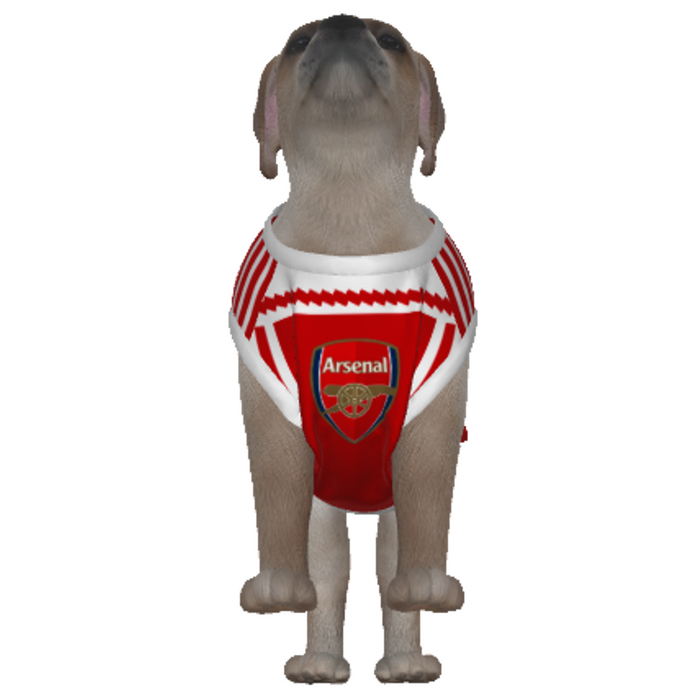 Arsenal FC 23 Home Inspired Pet Tee (Size M-2x) - 3 Red Rovers