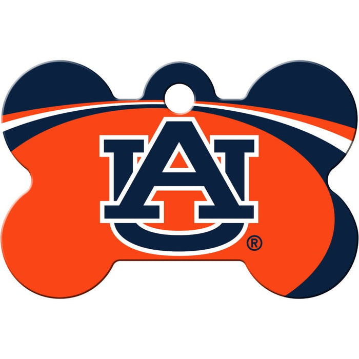 Auburn Tigers Pet ID Tag - Bone - 3 Red Rovers