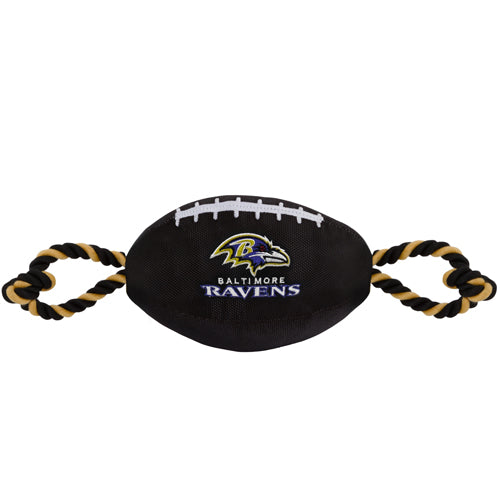 Baltimore Ravens Football Rope Toy - 3 Red Rovers