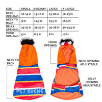 Ernie licensed Pet Costume Hoodie - 3 Red Rovers
