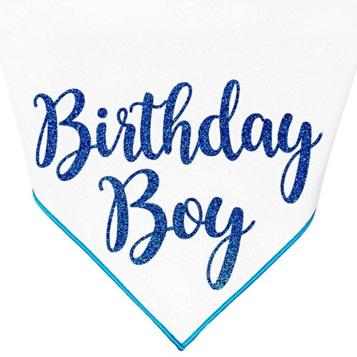 Birthday Boy White/Blue Bandanas - 3 Red Rovers