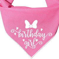 Birthday Girl Bow Tie Pink Bandanas - 3 Red Rovers
