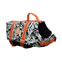Paws Aboard Black White Camo Pet Life Vest - 3 Red Rovers