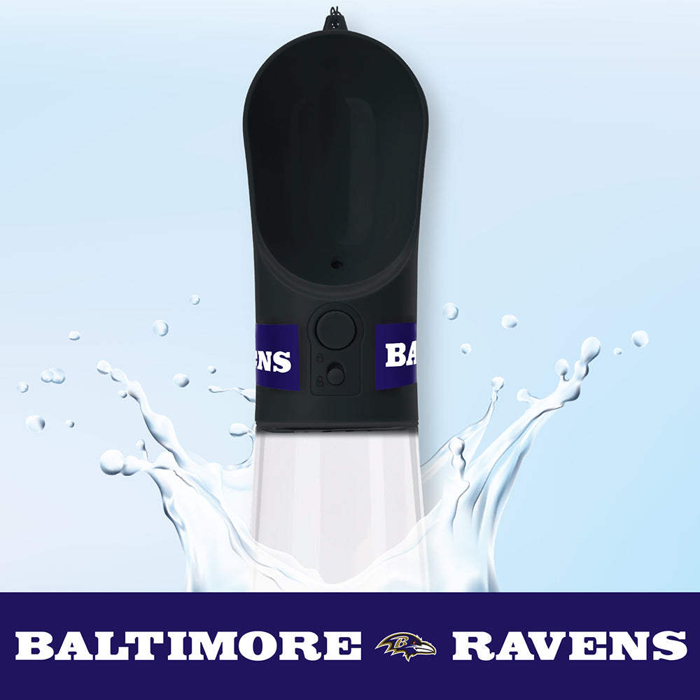 Baltimore Ravens Pet Water Bottle - 3 Red Rovers