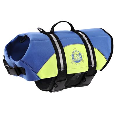 Paws Aboard Blue and Yellow Pet Life Vest - 3 Red Rovers