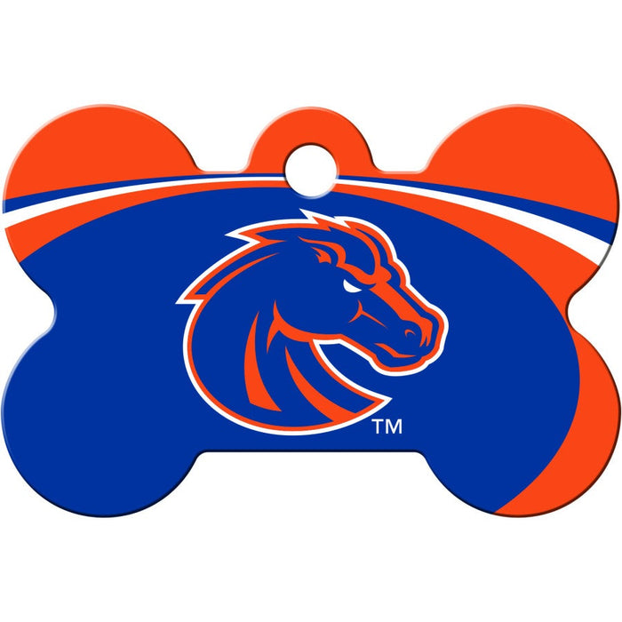Boise State Broncos Pet ID Tag - Bone - 3 Red Rovers