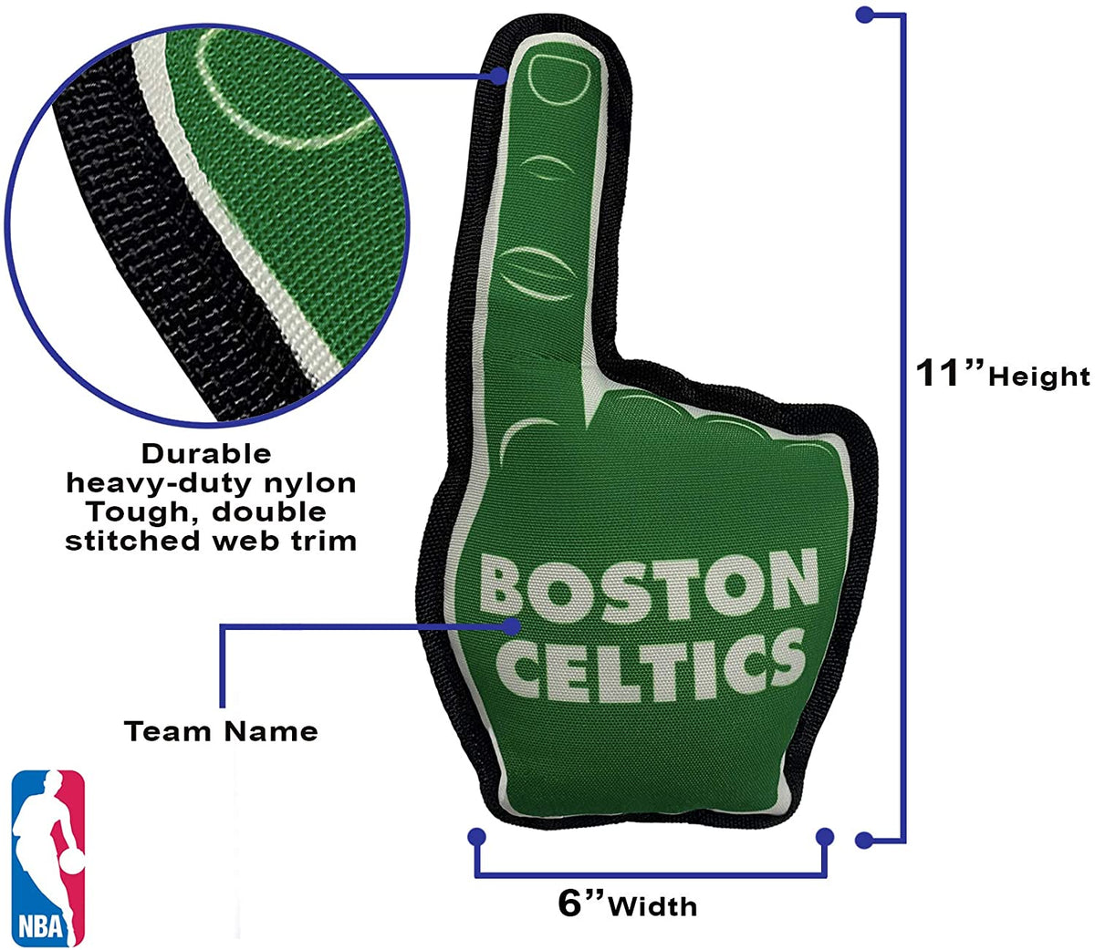 Boston Celtics #1 Fan Toys - 3 Red Rovers
