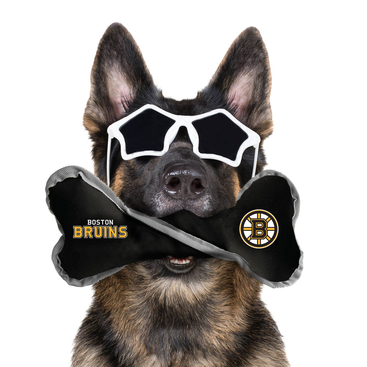 Boston Bruins Pet Tug Bone - 3 Red Rovers