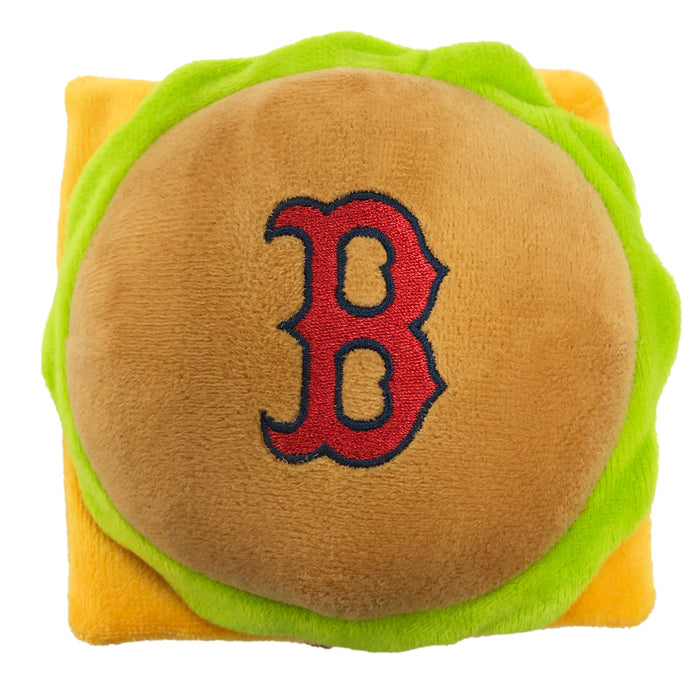 Boston Red Sox Hamburger Plush Toys - 3 Red Rovers