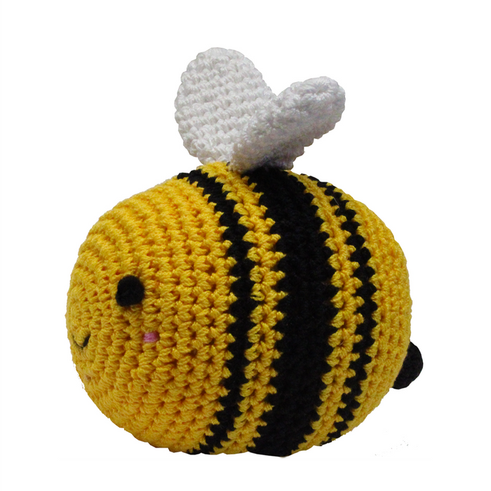Bizzy the Bee Handmade Knit Knack Toys - 3 Red Rovers