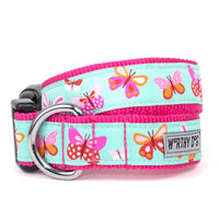 Butterflies Collection Dog Collar or Leads - 3 Red Rovers