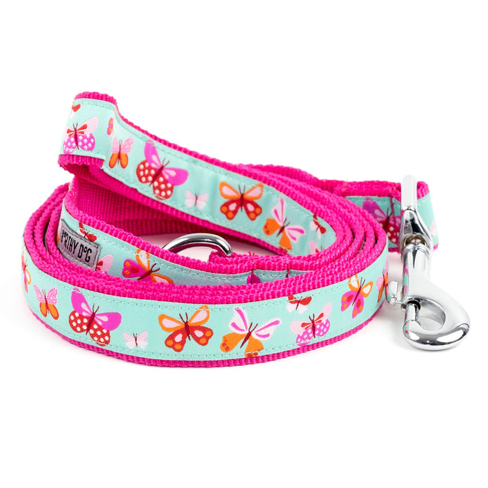 Butterflies Collection Dog Collar or Leads - 3 Red Rovers