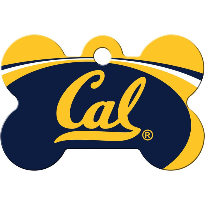 Cal Berkeley Golden Bears Pet ID Tag - Bone - 3 Red Rovers