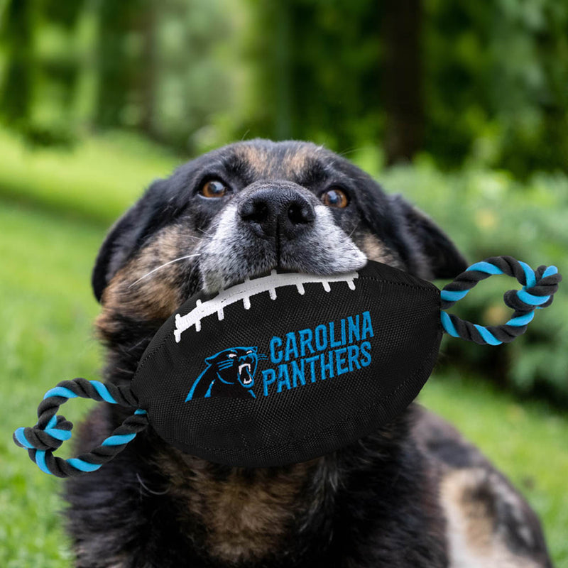 Carolina Panthers Football Rope Toys - 3 Red Rovers