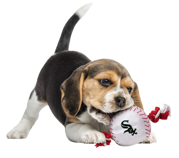 Chicago White Sox Baseball Rope Toys - 3 Red Rovers
