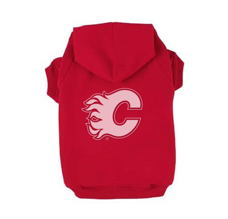 Calgary Flames Handmade Hoodies - 3 Red Rovers