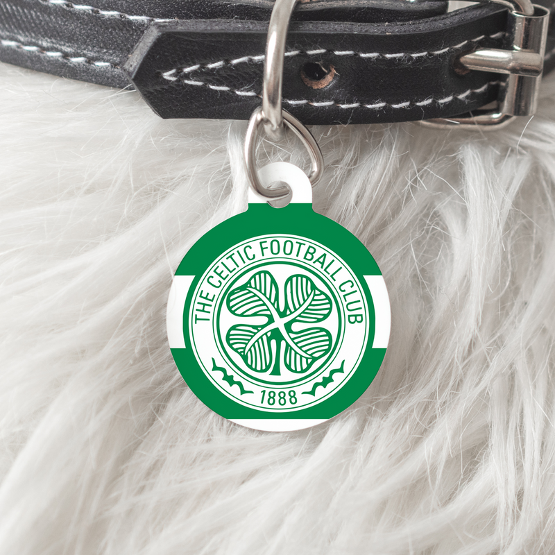 Celtic FC Handmade Pet ID Tag - 3 Red Rovers