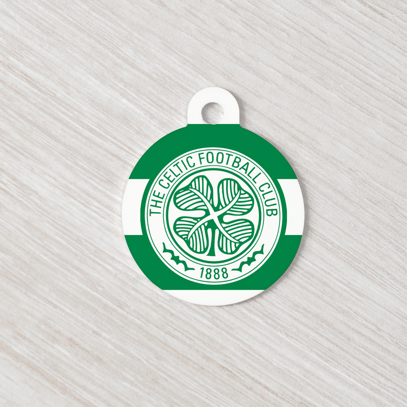 Celtic FC Handmade Pet ID Tag - 3 Red Rovers
