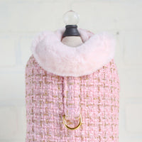 Chanel Tweed Handmade Pet Coat - Pink - 3 Red Rovers