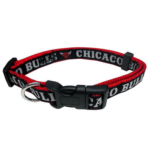 Chicago Bulls Dog Collar and Leash - 3 Red Rovers