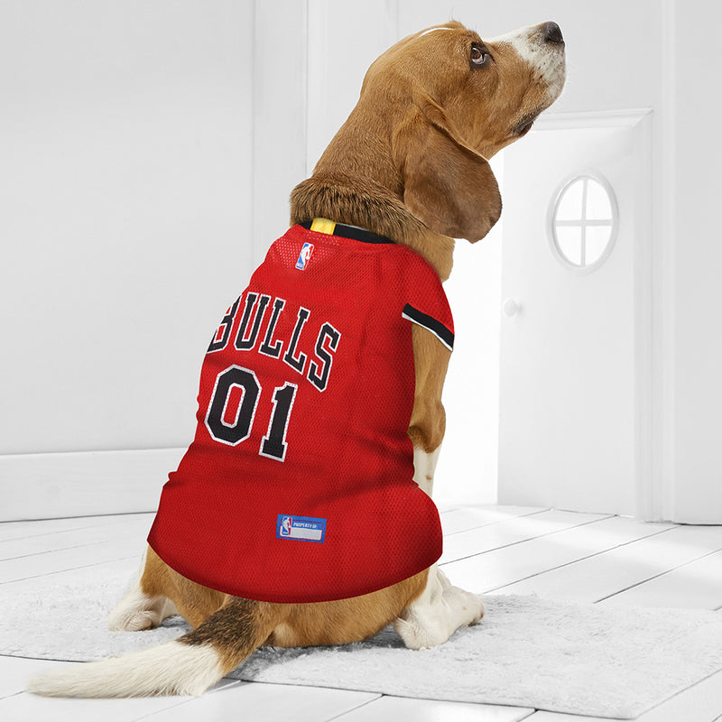 Chicago Bulls Pet Jersey - 3 Red Rovers