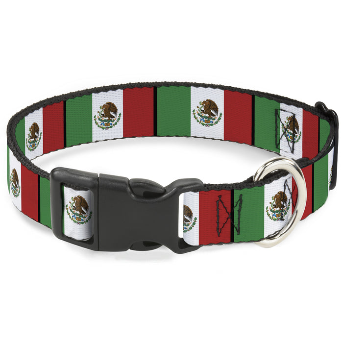 Mexico Flag Collar and Leash - 3 Red Rovers