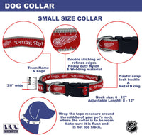 Detroit Red Wings Dog Collar or Leash - 3 Red Rovers
