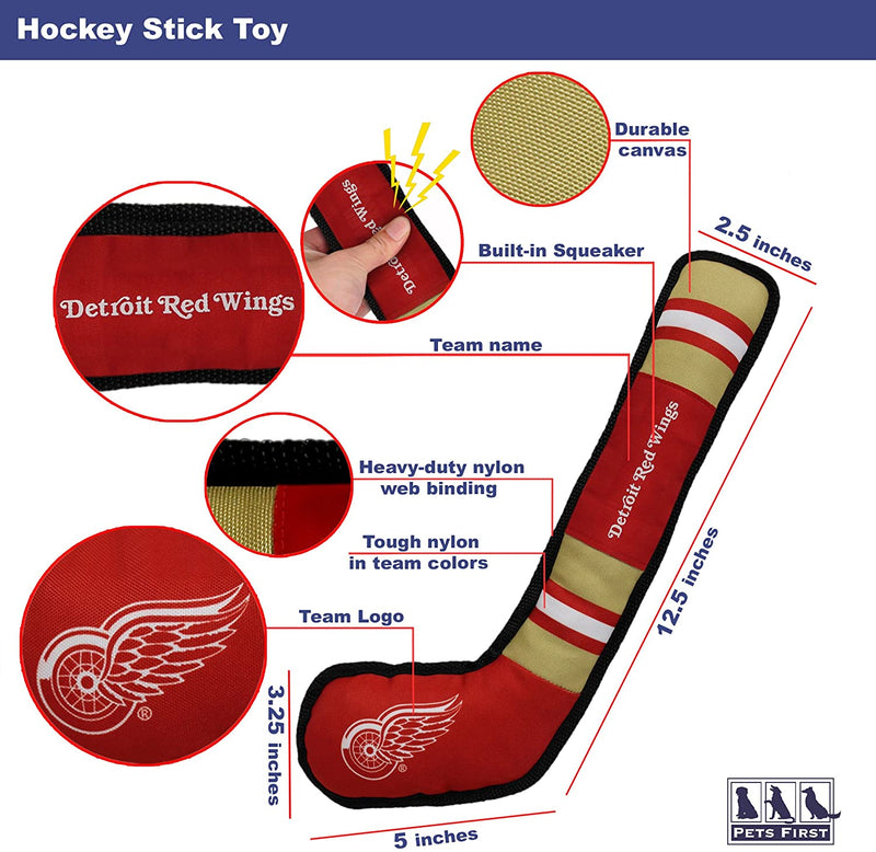 Detroit Red Wings Hockey Stick Toys - 3 Red Rovers