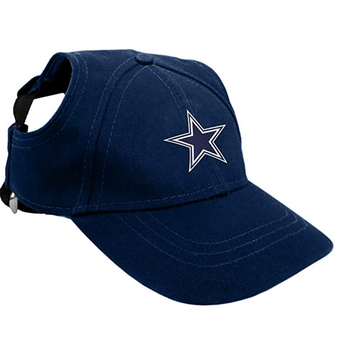 Dallas Cowboys Pet Baseball Hat - 3 Red Rovers