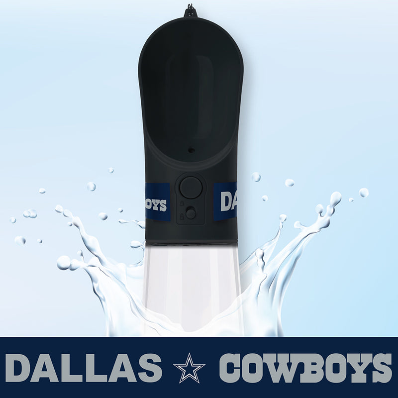 Dallas Cowboys Pet Water Bottle - 3 Red Rovers