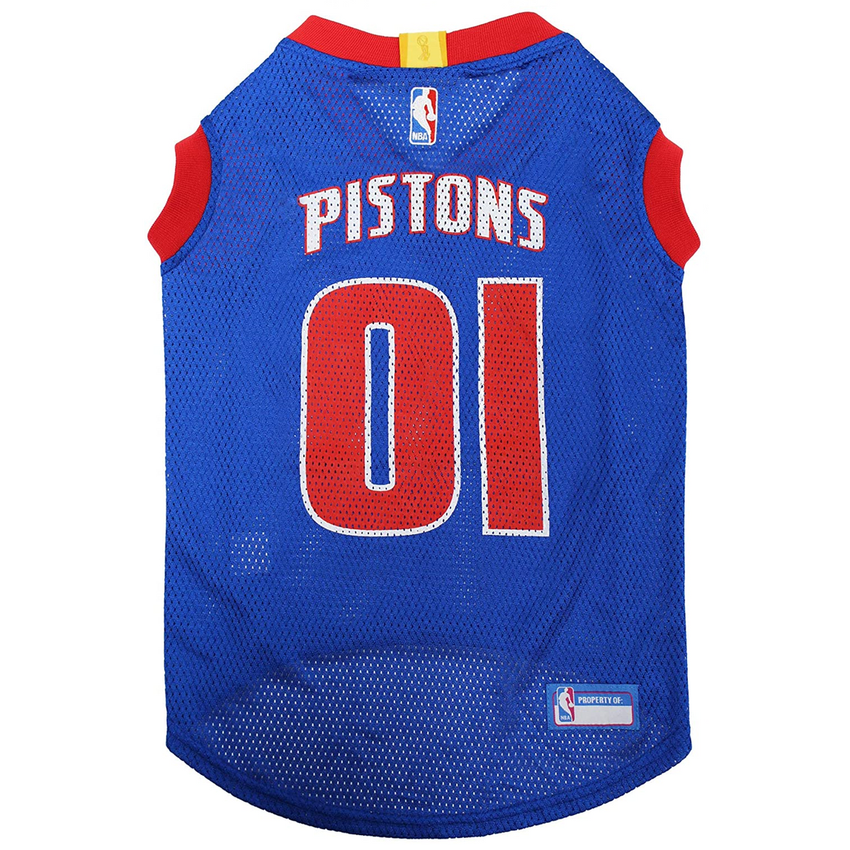 Detroit Pistons Pet Jersey - 3 Red Rovers