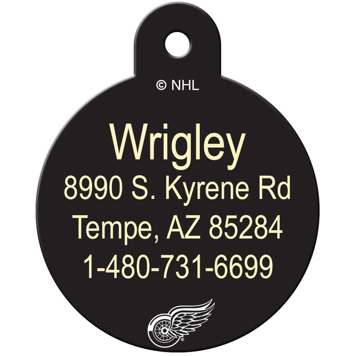 Detroit Red Wings Pet ID Tag - 3 Red Rovers