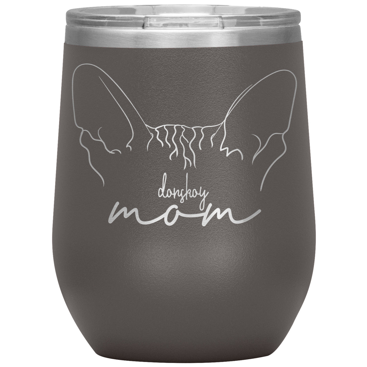 Donskoy Cat Mom Wine Tumbler - 3 Red Rovers
