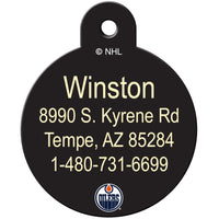 Edmonton Oilers Pet ID Tag - 3 Red Rovers