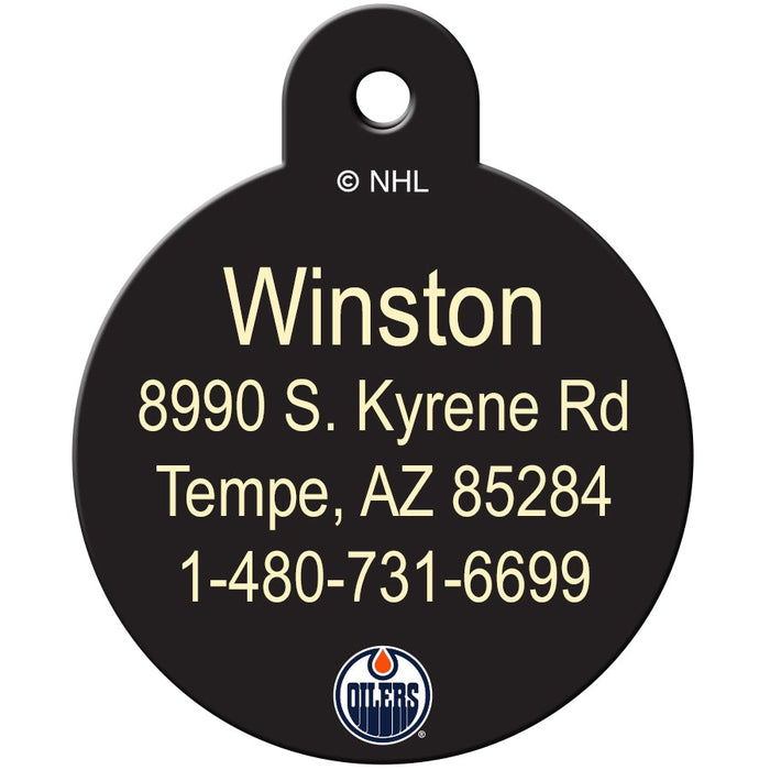 Edmonton Oilers Pet ID Tag - 3 Red Rovers