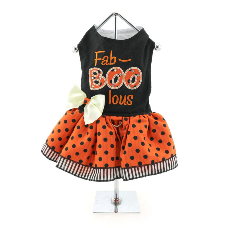 Fab-BOO-Lous Harness Dress Costume with Leash - 3 Red Rovers