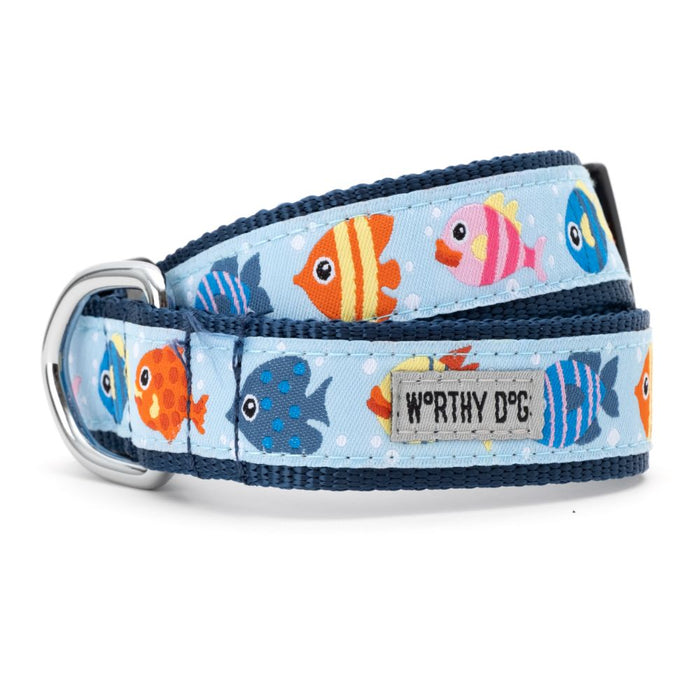 Fishy Collection Dog Collar or Leads - 3 Red Rovers