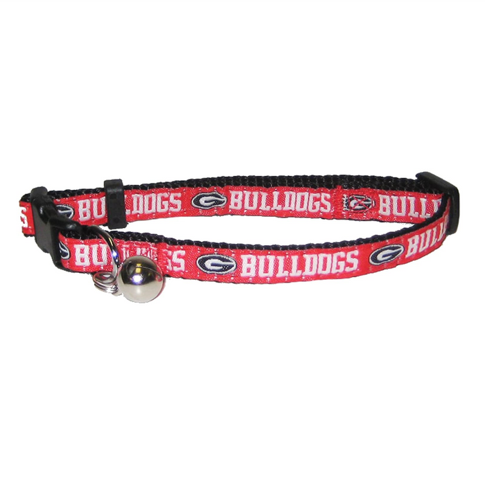 GA Bulldogs Cat Collar - 3 Red Rovers