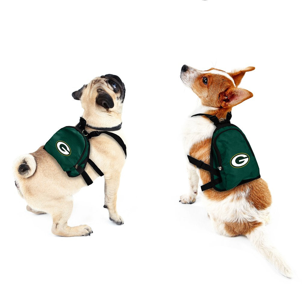 Green Bay Packers Pet Mini Backpack - 3 Red Rovers