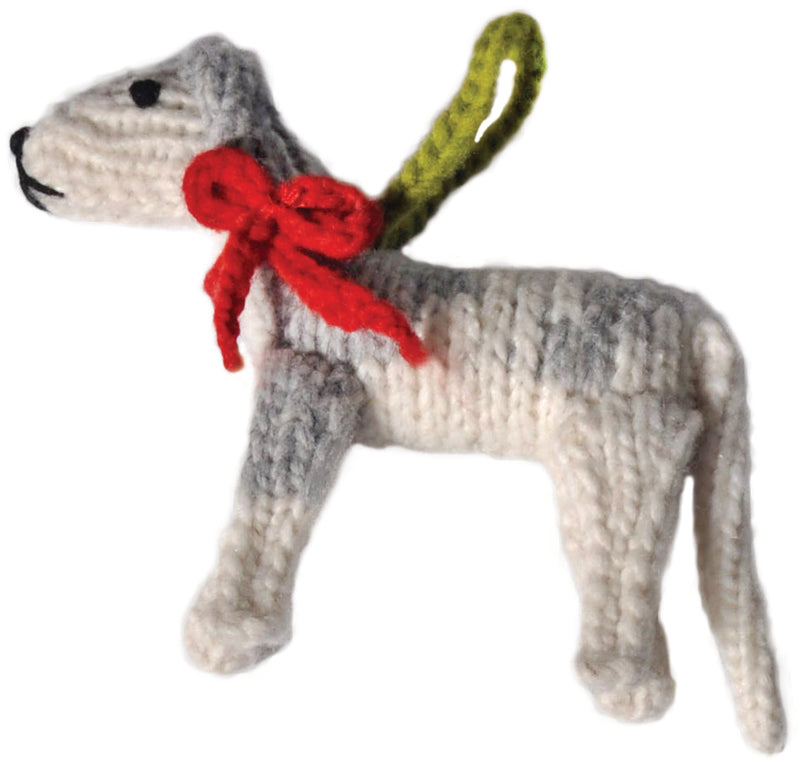 Greyhound Handmade Ornament - 3 Red Rovers