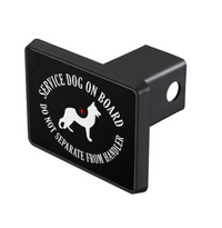 German Shepherd Service Dog Hitch Cover - 3 Red Rovers