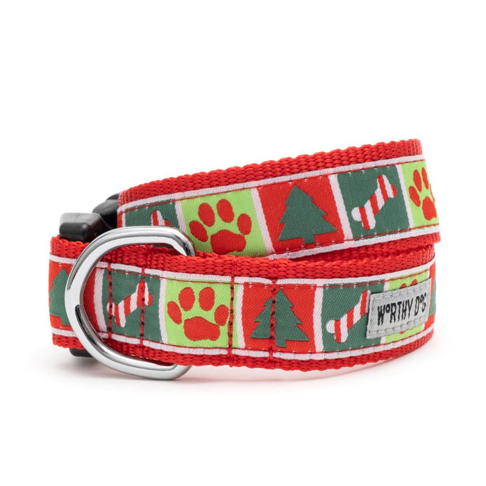 Good Tidings Collection Dog Collar or Leads - 3 Red Rovers
