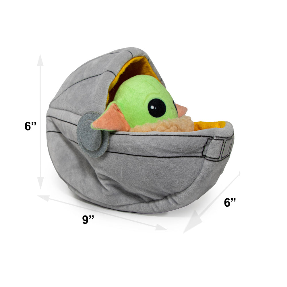 Grogu the Child Carriage Plush Dog Toy - 3 Red Rovers
